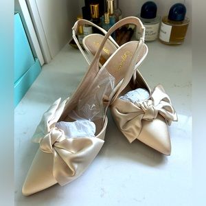 BHLDN ivory bridal shoes Seychelles 8.5